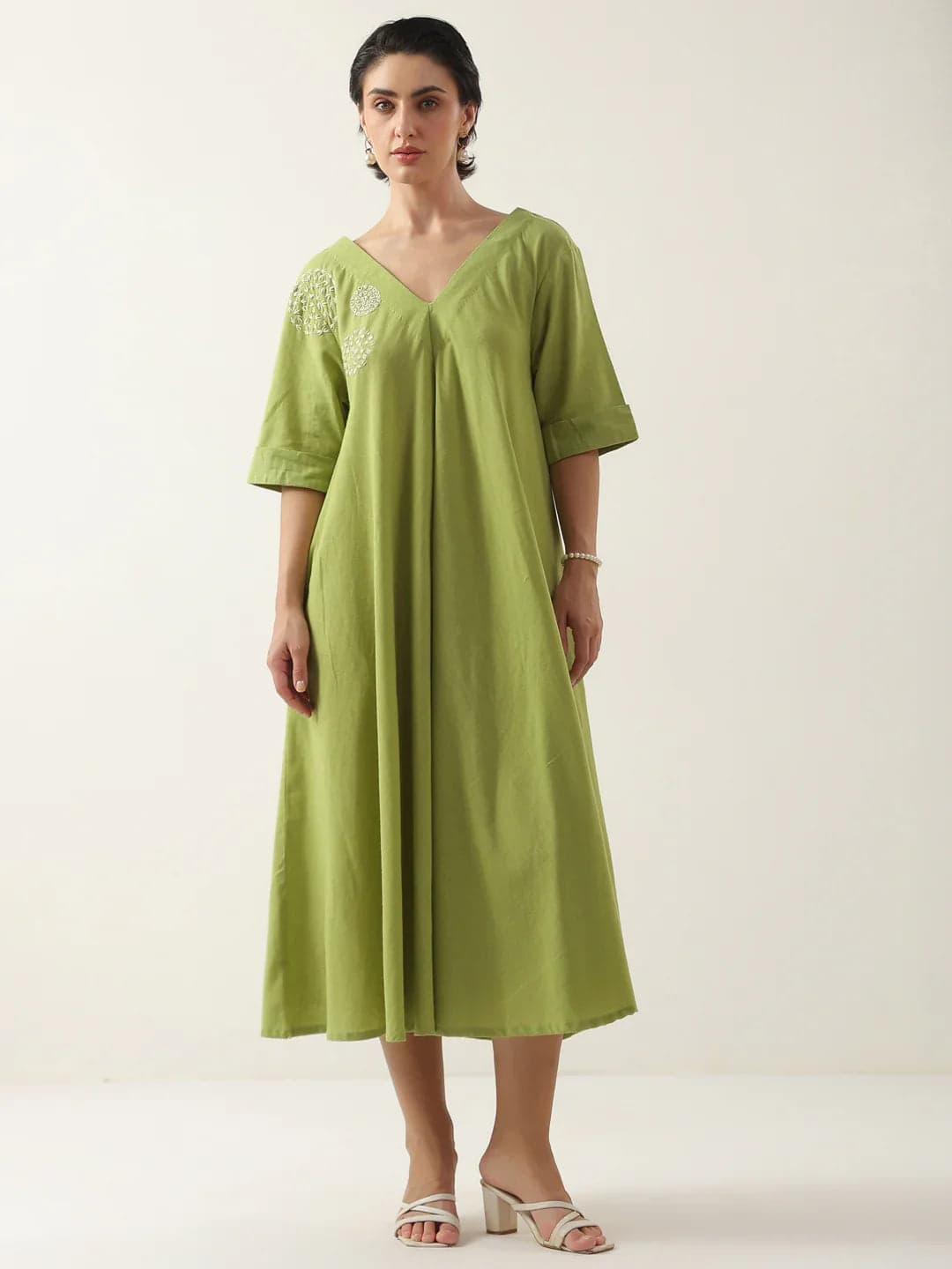 Toymi Fashion Lime Vee Day Dress